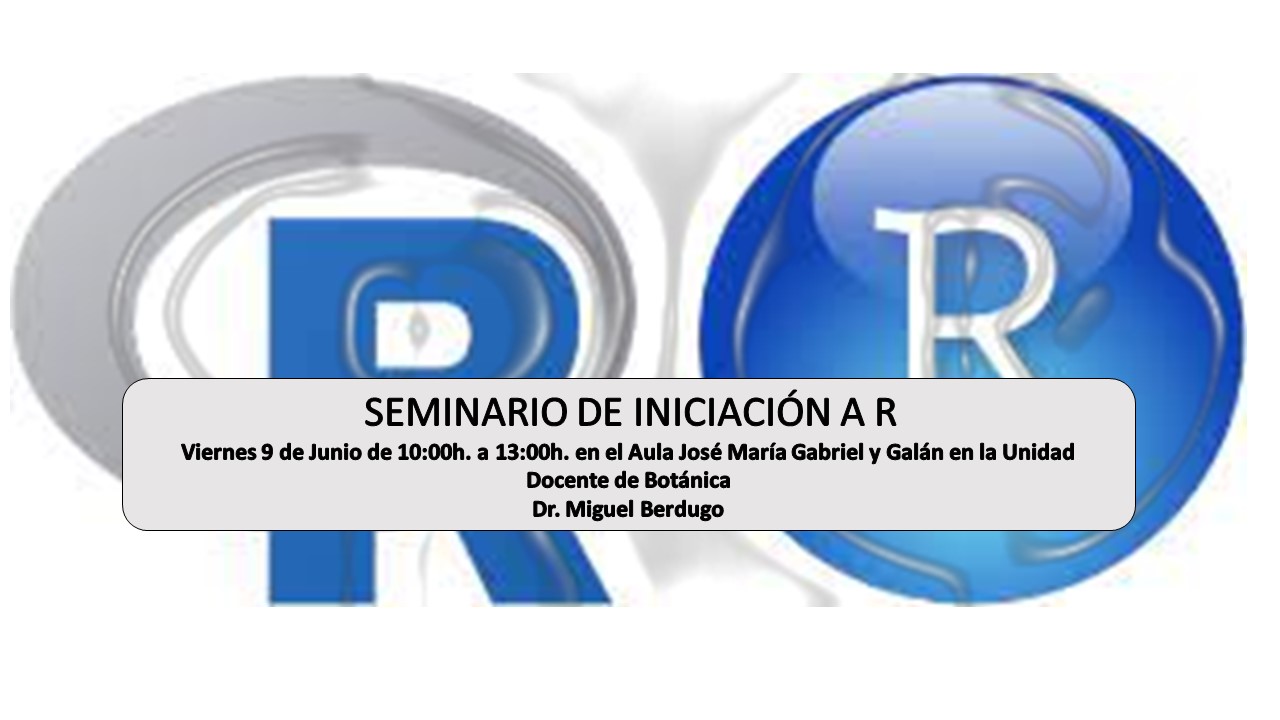 Seminario de Iniciación a R